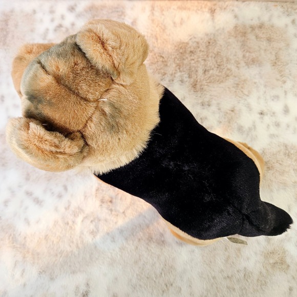 German Shepherd 17" Realistic Stuffed Animal Plush Moveable Head Vintage Chosun - Picture 7 of 10